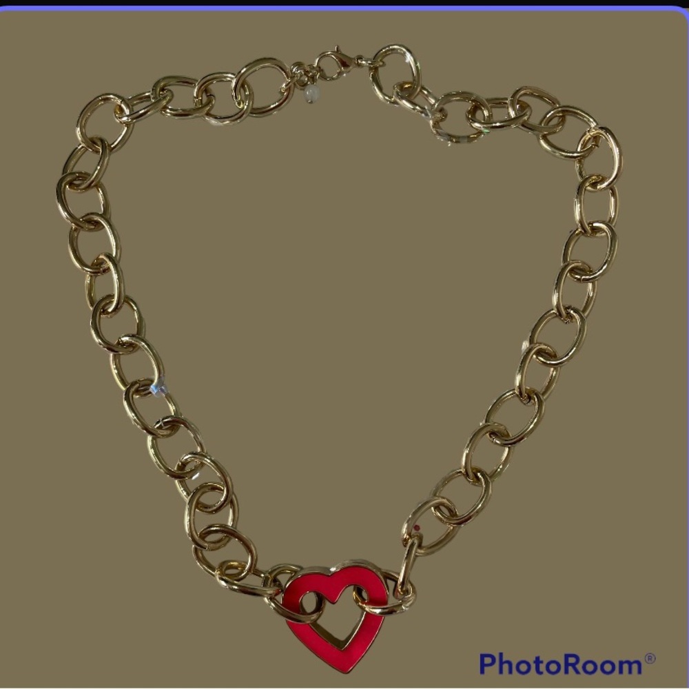 Juicy Couture’s two sided Heart necklace